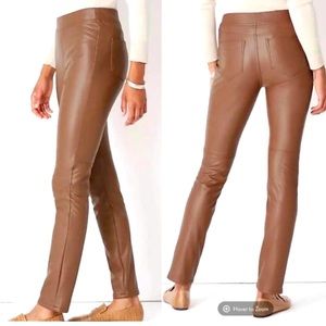 NEW J Jill Hickory faux leather tall leggings